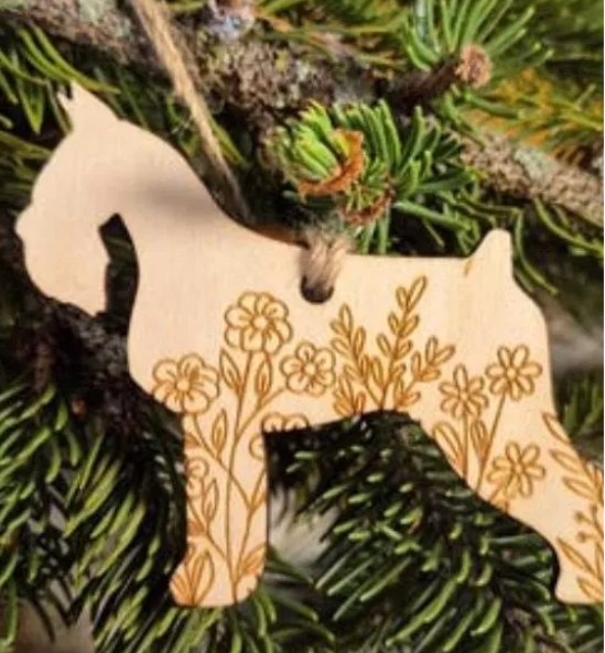 Giant Schnauzer - Wooden Ornament