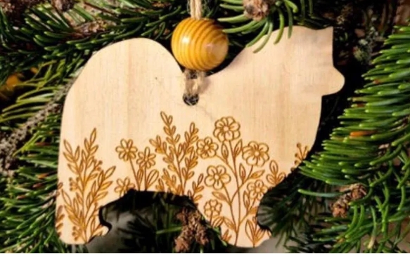 Finnish Lapphund - Wooden Ornament