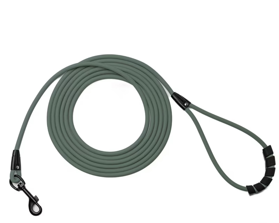 Biothane/Waterproof Rolled Rope Dog Lead/ Long Line
