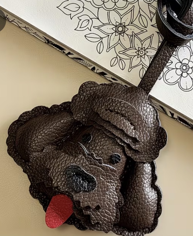 Poodle Keychain