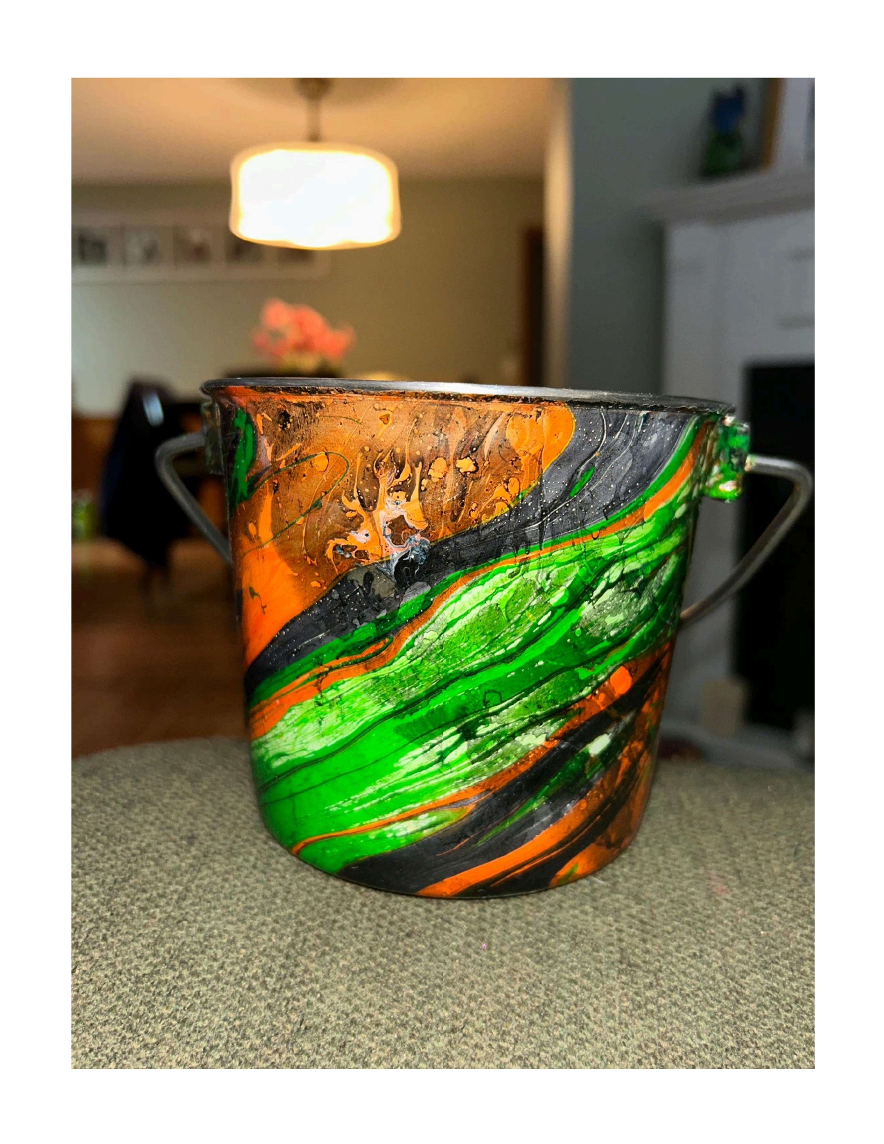 1qt Stainless Steel Flat Sided Water Bucket Ready to Ship