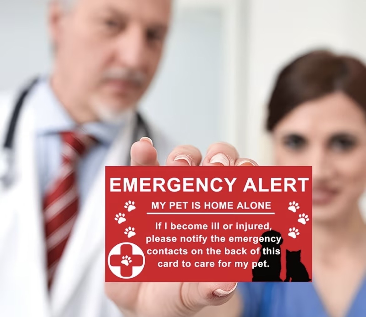 Pet Emergency Wallet Card