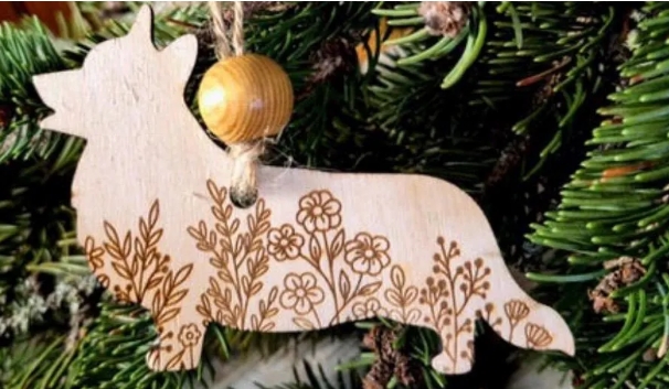 Cardigan Welsh Corgi - Wooden Ornament