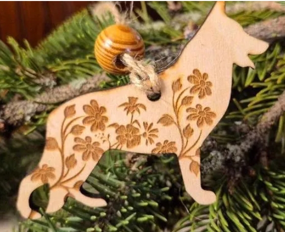 German Shepherd Dog - Wooden Ornament
