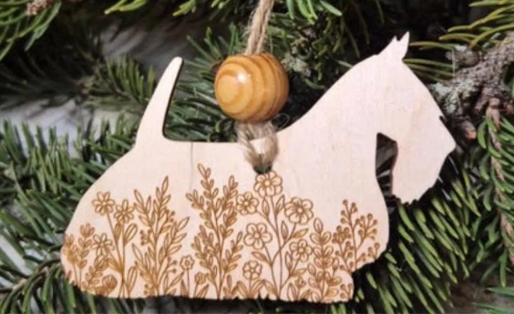 Scottish Terrier - Wooden Ornament