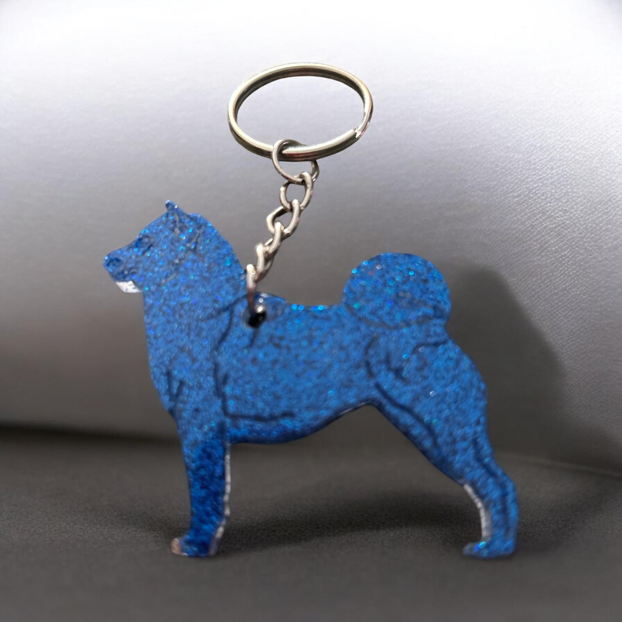 Shiba Inu Epoxy Resin Keychain