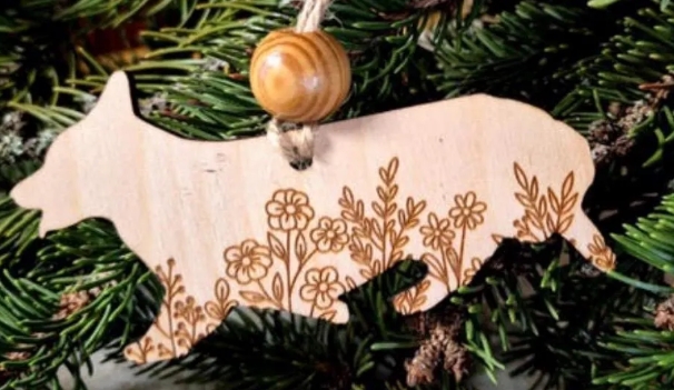 Pembroke Welsh Corgi - Wooden Ornament