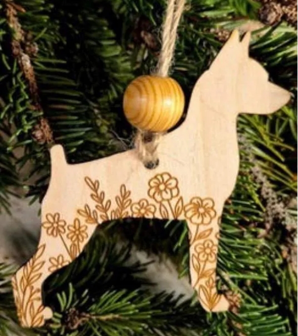 Miniature Pinscher - Wooden Ornament