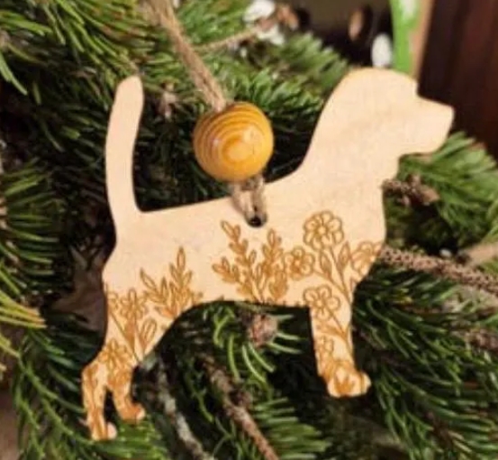 Beagle - Wooden Ornament