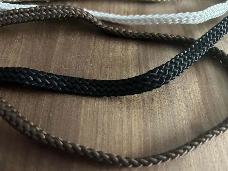Nylon Braided Show Choke Collar 3/8" Wide