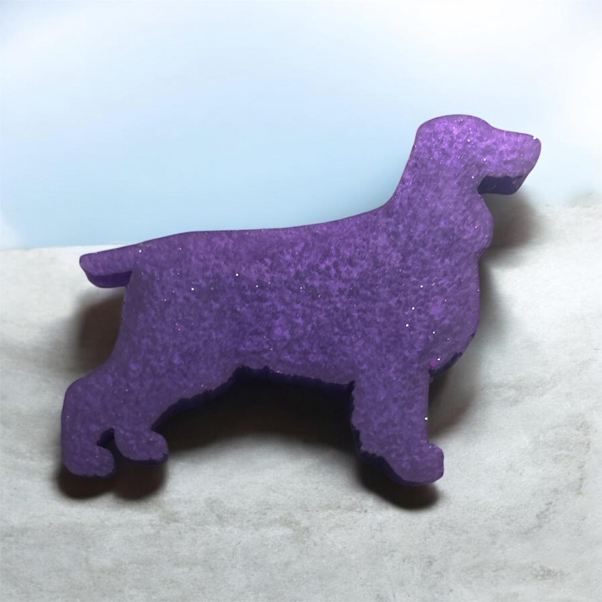 Field Spaniel Epoxy Resin Keychain