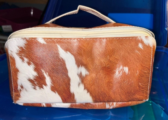 Cosmetic Bag - Cow Print