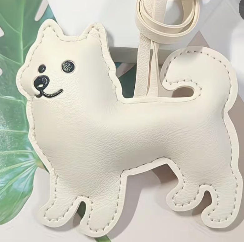 Samoyed Keychain
