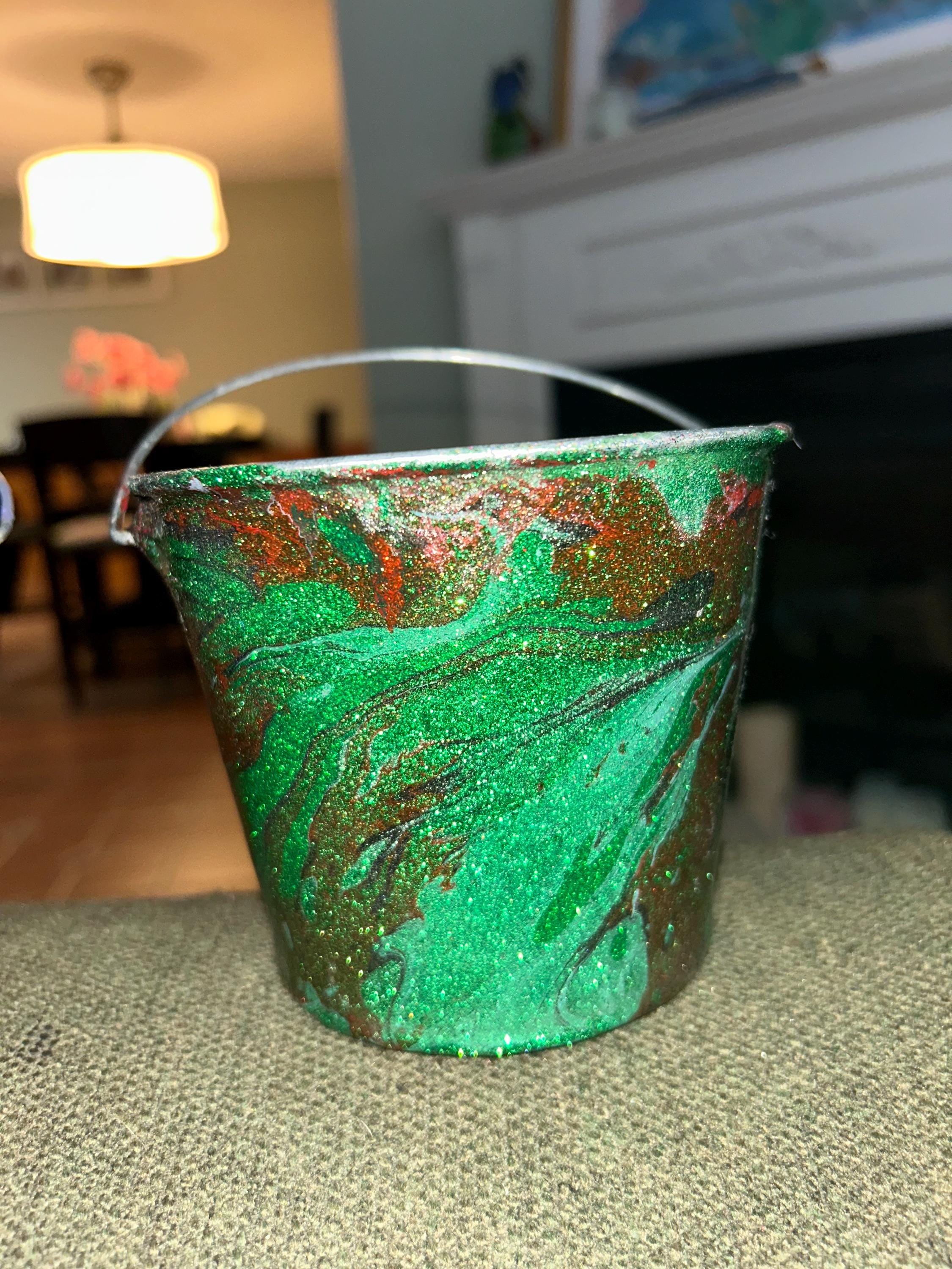 1qt Galvanized Water Bucket Ready to Ship