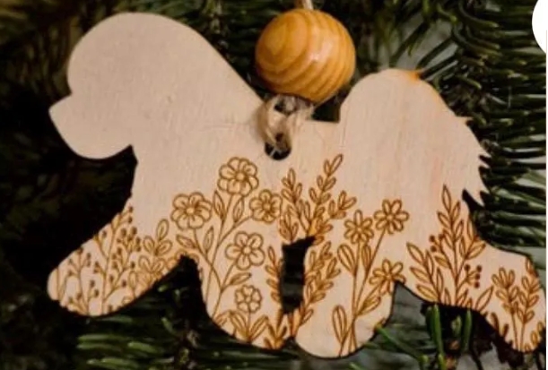 Bichon Frise - Wooden Ornament