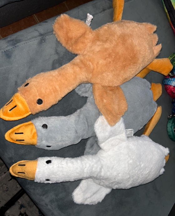 Stuffed Soft Duck/Goose Dog Toy