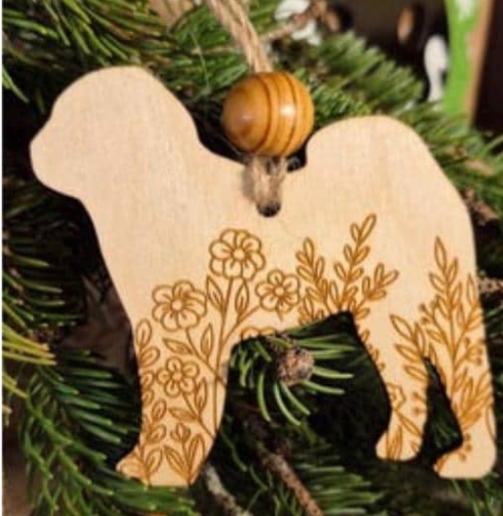 Chinese Shar Pei - Wooden Ornament