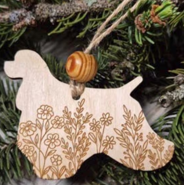 Cocker Spaniel - Wooden Ornament