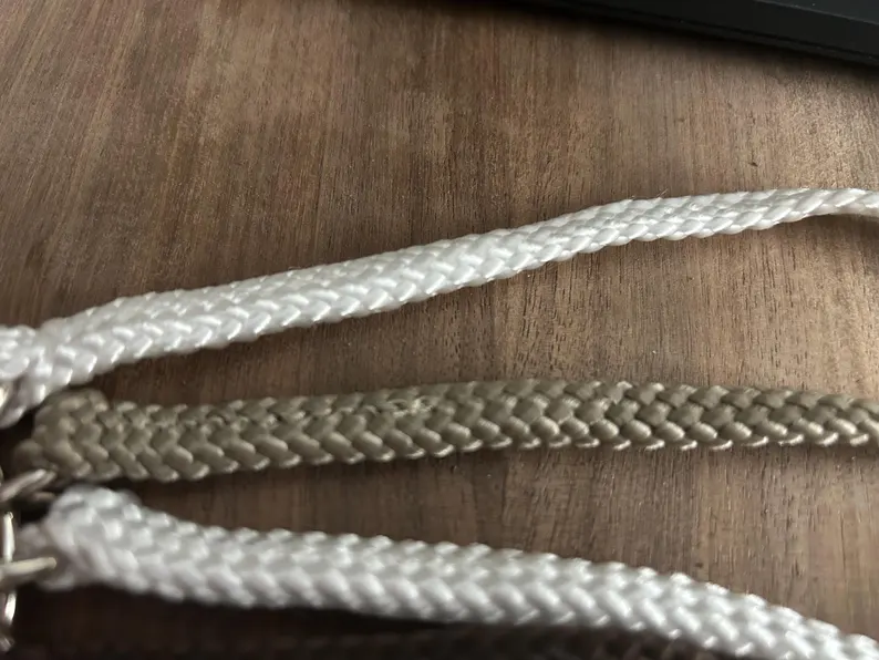 Nylon Braided Show Choke Collar 3/8" Wide