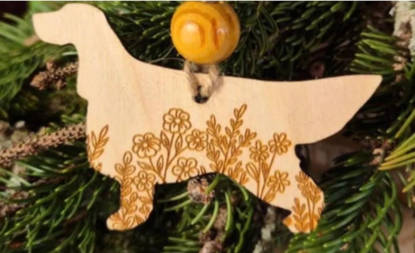 Gordon Setter - Wooden Ornament