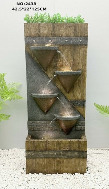 Rustic Tiered Water Fountain