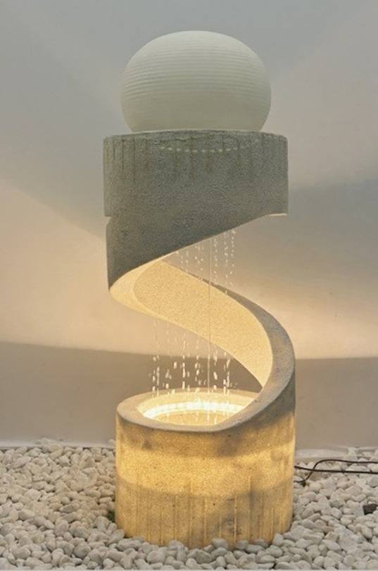 Modern Spiral Indoor Fountain