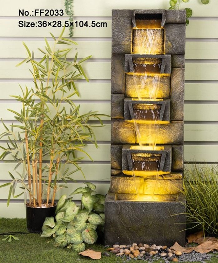 Vertical Cascade Fountain