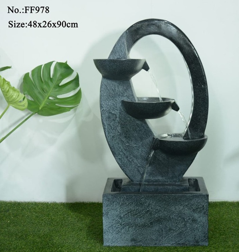 Modern Cascading Water Fountain