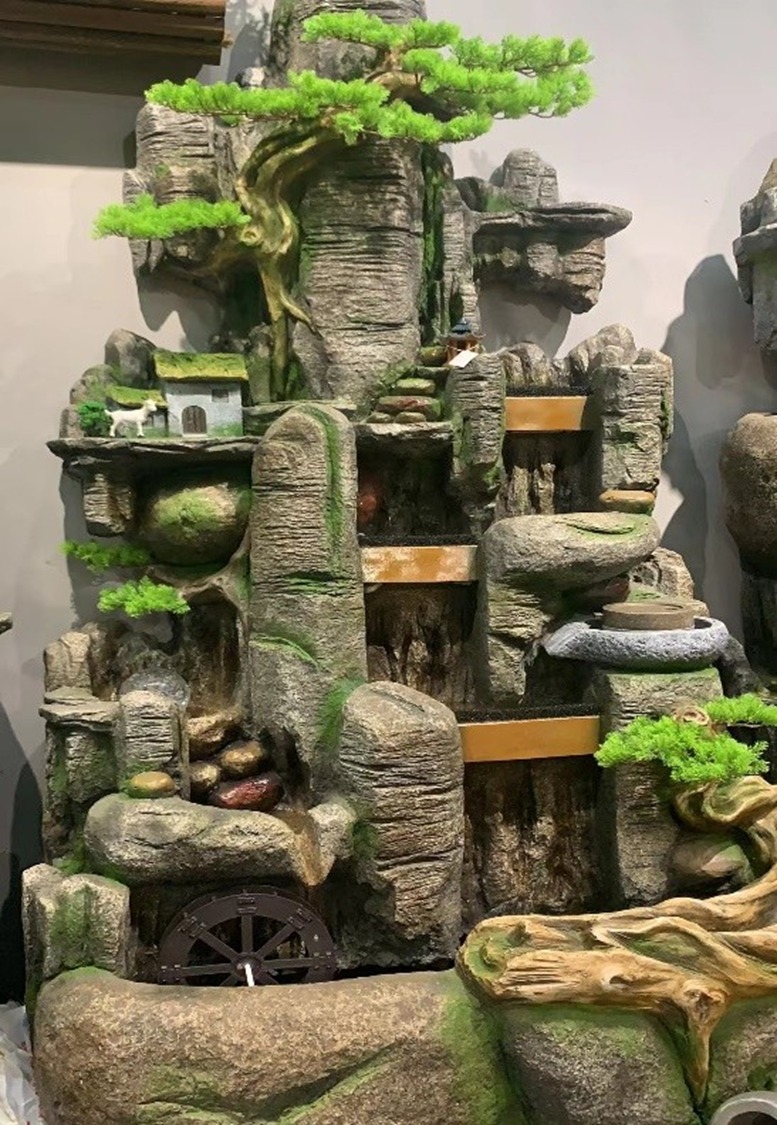 Mountain Water Fountain Decor