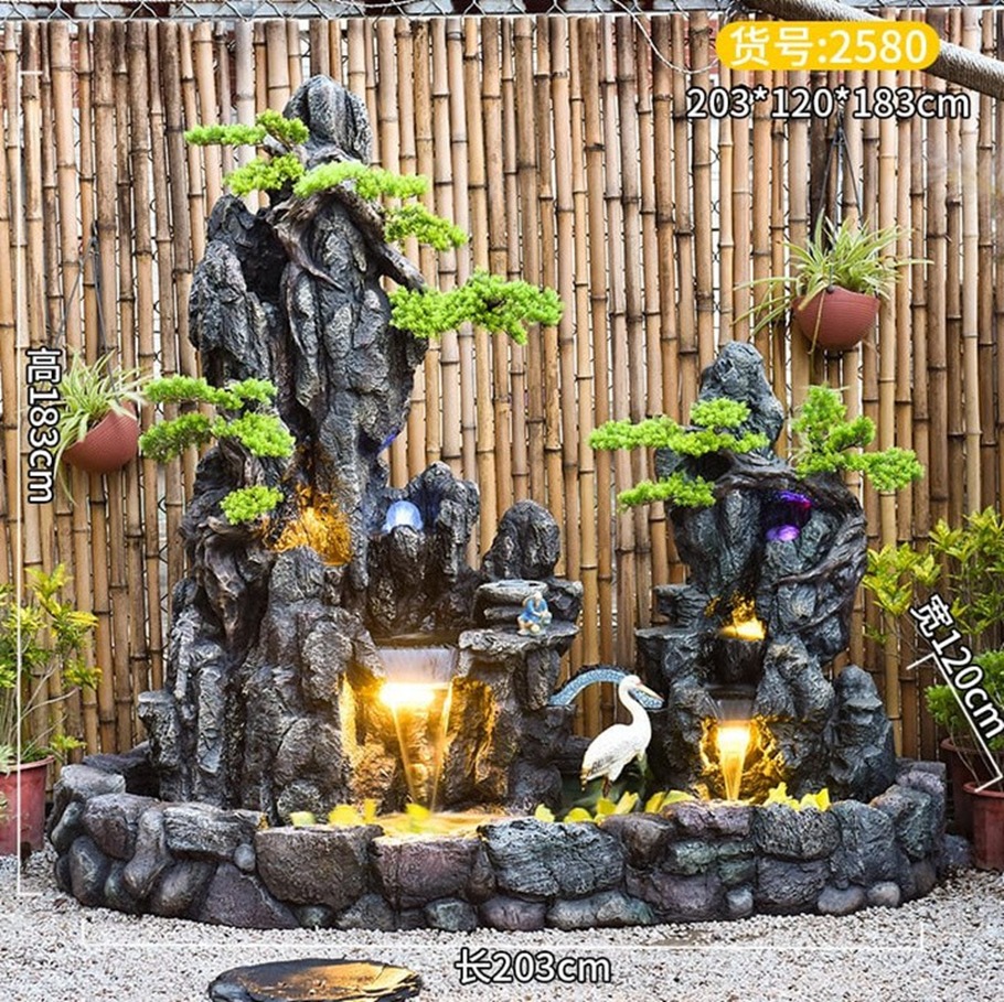 Zen Garden Rock Fountain