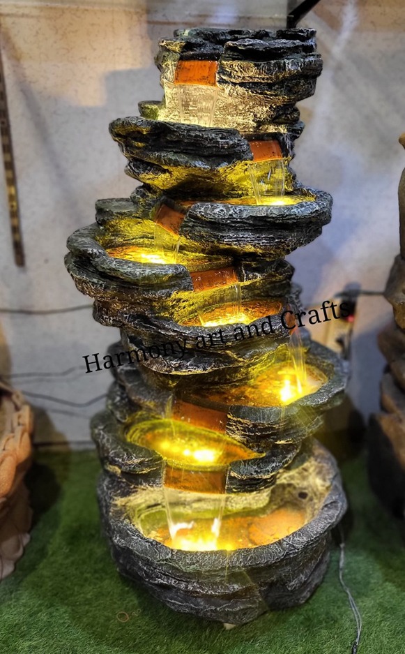 LED Rock Water Fountain