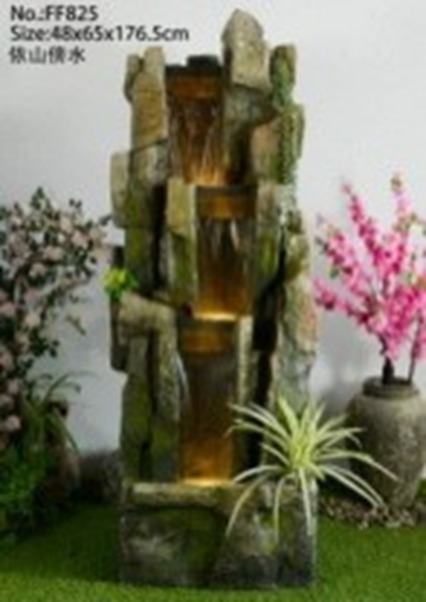 Tall Rock Cascade Fountain