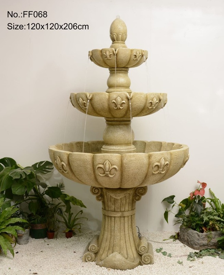 Three-Tier Garden Fountain
