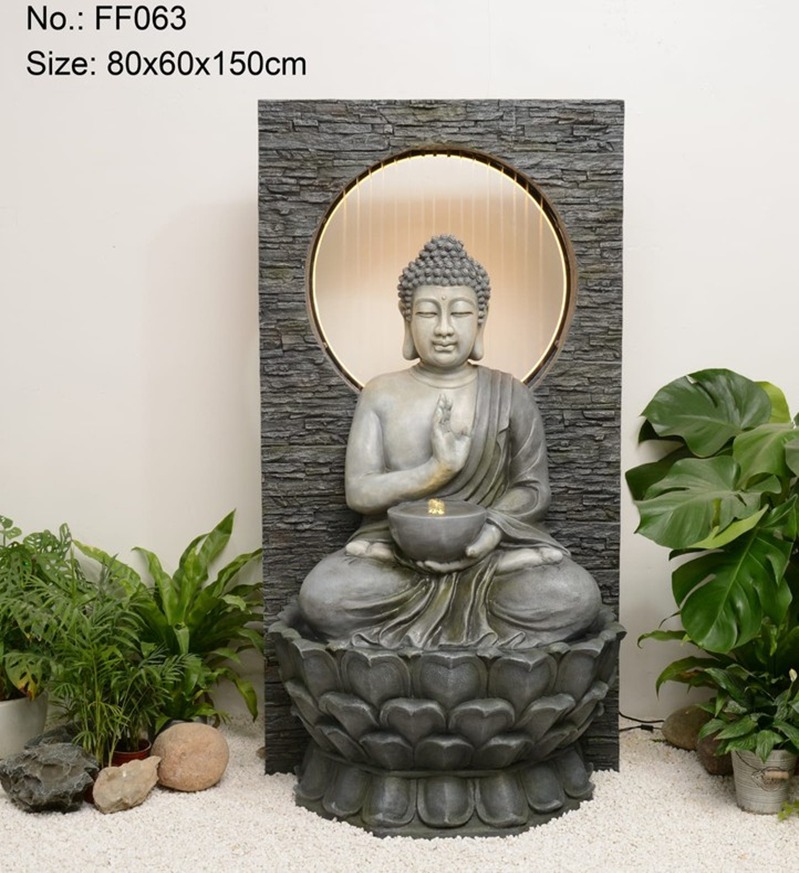 Buddha Stone Fountain Statue