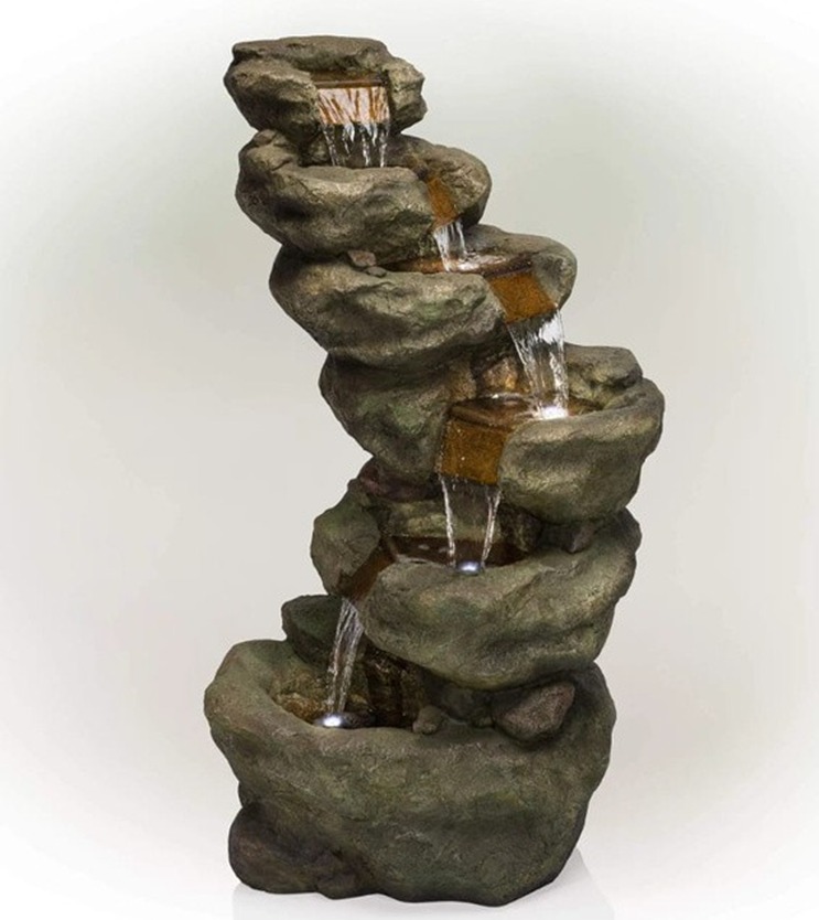 Rock Cascade Water Fountain