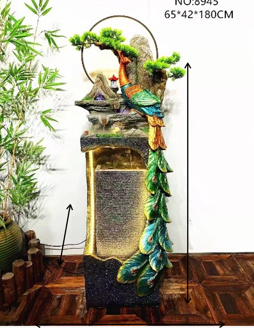 Peacock Decorative Fountain