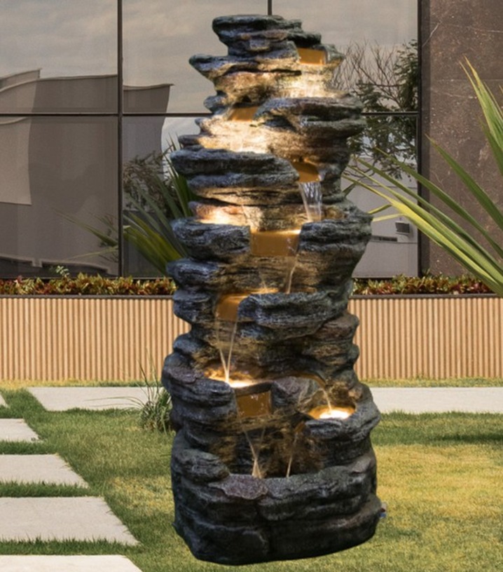 Outdoor Rock Water Fountain