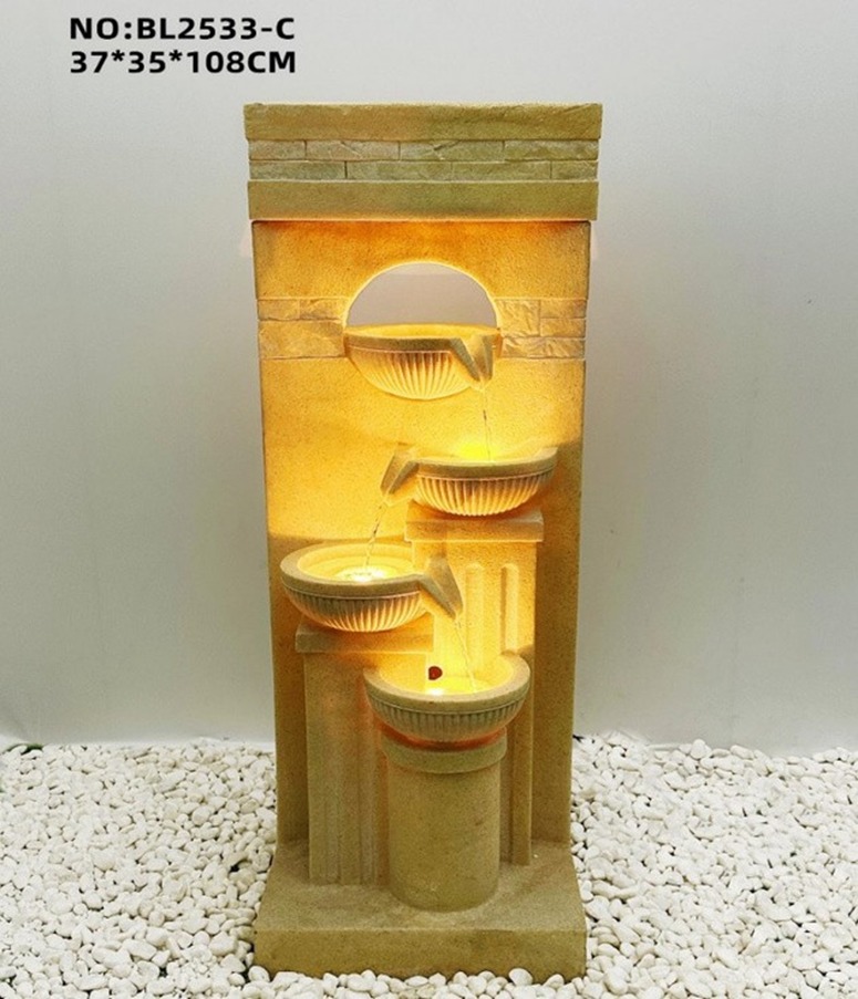 Indoor Water Fountain with LED Lights