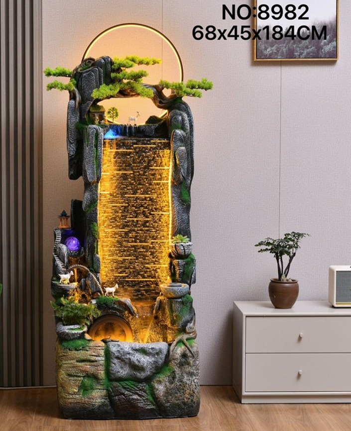 LED Indoor Waterfall Fountain Decor