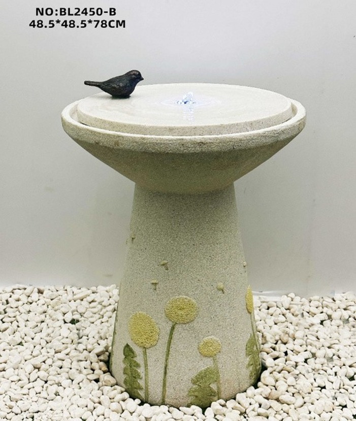 Ceramic Bird Bath