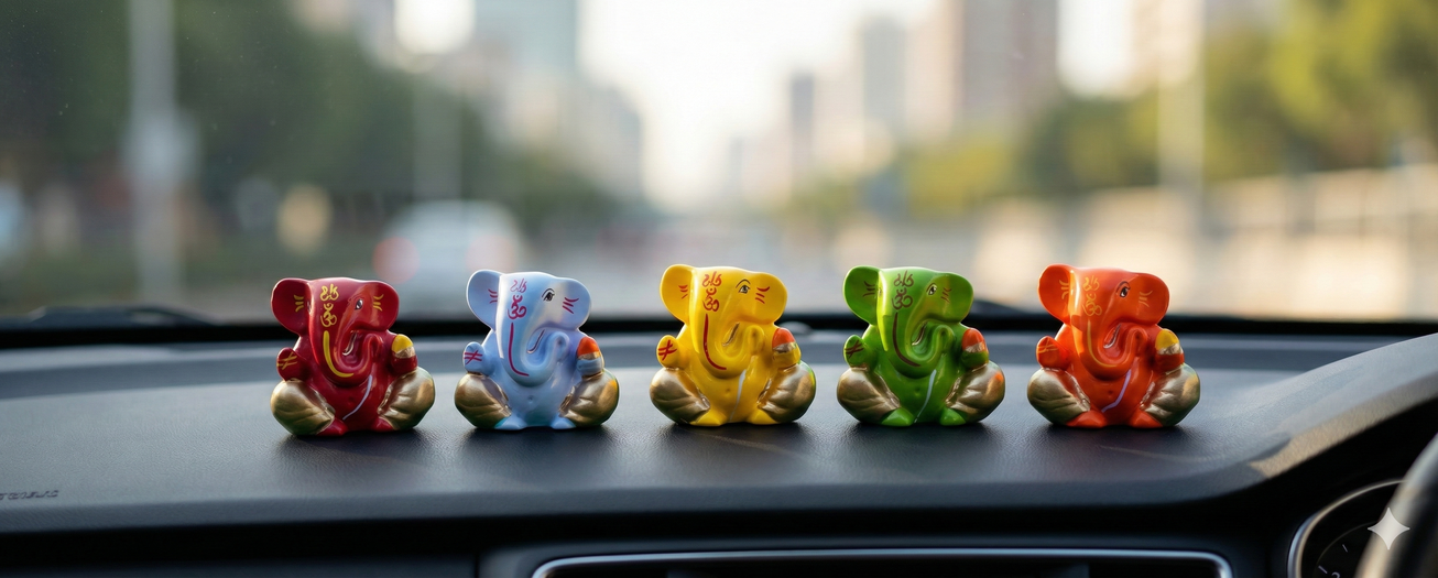 Ganesh Idol Dashboard Set