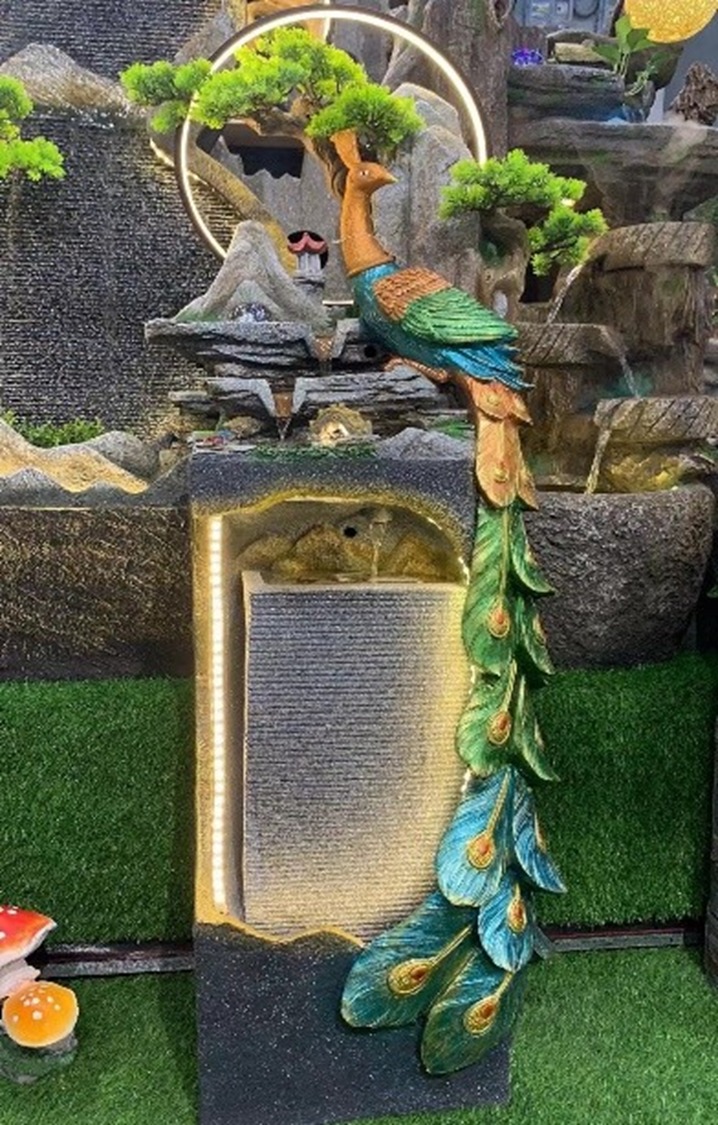 Peacock Decorative Fountain