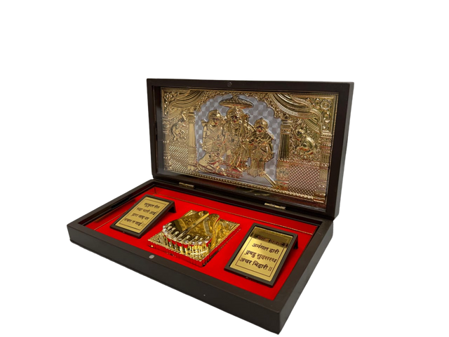 Premium Gold-Plated Ram Darbar Gift Set