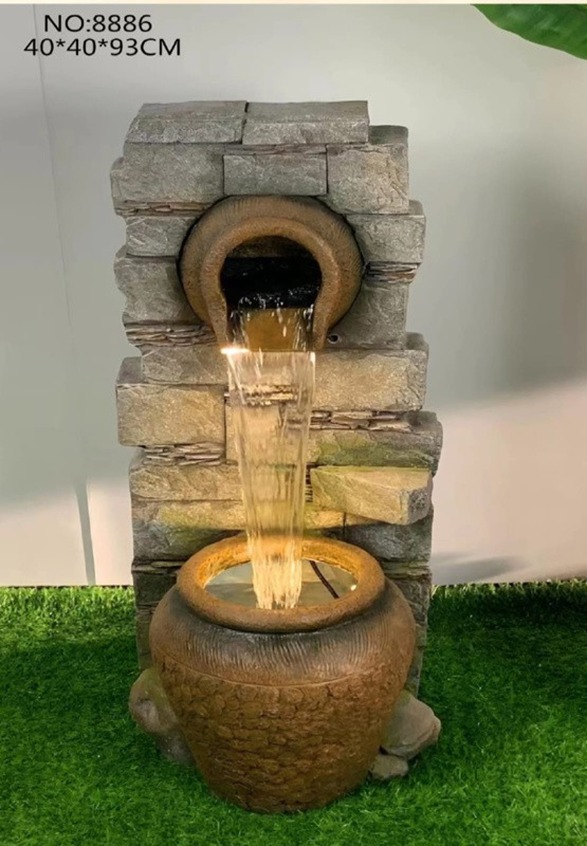 Stone Cascade Water Fountain