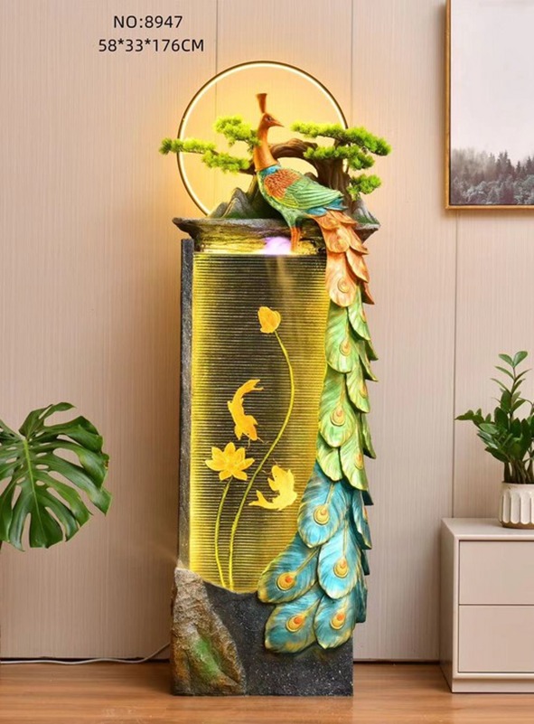 Peacock Decorative Fountain