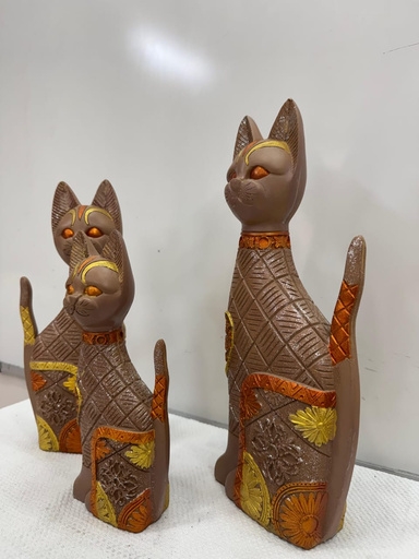 Decorative Cat Figurine Set