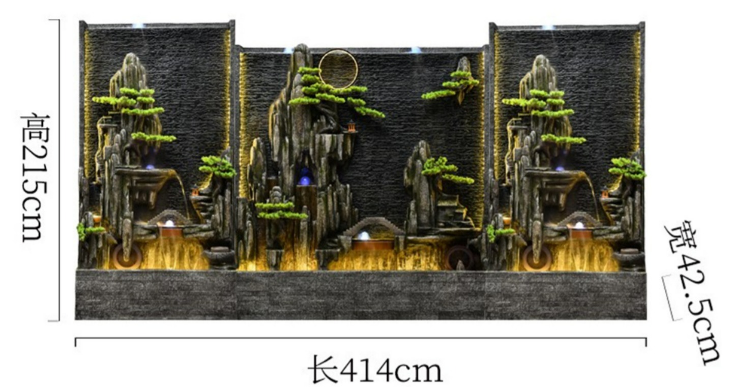 Large Indoor Rockery Water Fountain