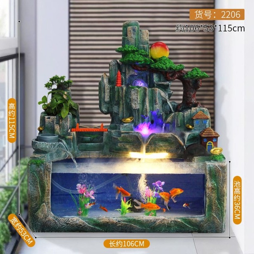 Decorative Indoor Water Fountain Aquarium