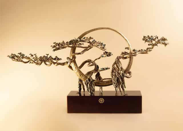 Brass Bonsai Sculpture