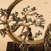 Brass Bonsai Sculpture